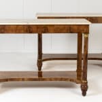 Pair of 19th Century Italian Mahogany Console Tables