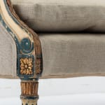 19th Century Italian Carved Wood Sofa