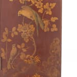 1930s Dutch Red Lacquer Chinoiserie Cabinet