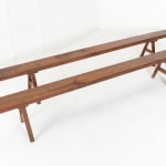 Pair of 19th Century French Walnut Benches