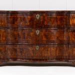 18th Century Italian Walnut Serpentine Commode