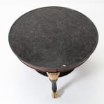Early 19th Century Tri-pod Table with Black Marble Top