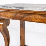 19th Century French Charles X Period Walnut Console Table
