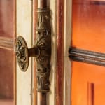 French Painted Glazed Cabinet Circa 1900