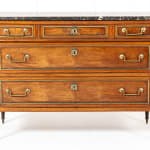 18th Century French Louis XVI Period Mahogany Commode