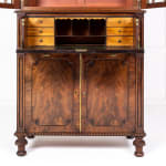 Late Regency Period Mahogany Secretaire Bookcase Circa 1825-30