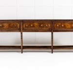 18th Century English George III Oak Dresser Base/Server