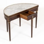 Early 19th Century Russian Mahogany Demi Lune Card Table