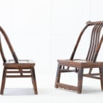 Pair of 19th Century Chinese Stargazing Chairs