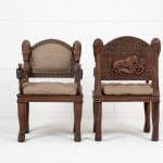 Pair of 20th Century Carved Armchairs
