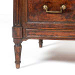 18th Century French Walnut Commode with Marble Top