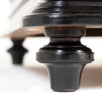 19th Century French Ebonised Pedestal Desk