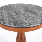 19th Century Italian Walnut Table with Marble Top