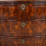 18th Century Italian Walnut Serpentine Commode