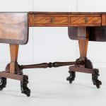 SOLD, Regency Satinwood and Rosewood Sofa Table