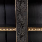 19th Century English Regency Painted Open Bookcase