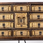 17th Century Spanish Bargueño Vargas Cabinet