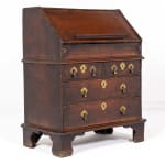 Small 18th Century George II English Oak Bureau