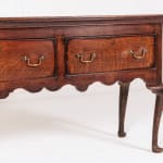 18th Century English Georgian Oak Dresser Base
