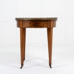 Early 19th Century Walnut Guéridon with Marble Top