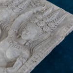 Plaster Cast Panel of a Cambodian Angkor Wat Temple Carving