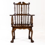 18th Century George III Irish Mahogany Windsor Chair