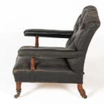 Pair of 19th Century Holland and Sons Oak Library Armchairs