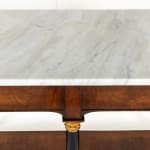 Large Early 19th Century Italian Walnut Console Table