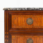 SOLD, 18th Century French Kingwood and Tulip Commode