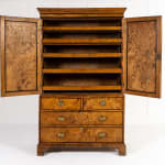 Late 18th/Early 19th Century Sycamore Linen Press