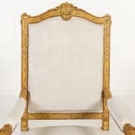 Pair of French Régence Style Giltwood Armchairs c.1900