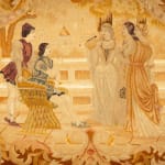 19th Century French Walnut Tapestry Sofa