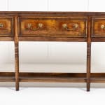 18th Century English George III Oak Dresser Base/Server