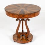 19th Century Italian Olive and Walnut Occasional Table