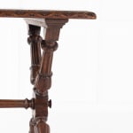SOLD, Mid 19th Century Inlaid Oak Centre Table