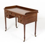 19th Century English Regency Mahogany Dressing Table/Desk (in the manner of 'Gillows')