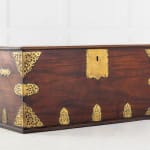 SOLD, 18th Century Brass Mounted Trunk