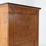 19th Century Biedermeier Ash Escritoire with Marble Top