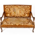 19th Century French Walnut Tapestry Sofa