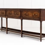 18th Century English George III Oak Dresser Base/Server