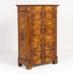 19th Century French Walnut Semainier