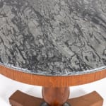 19th Century Italian Walnut Table with Marble Top