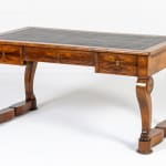 Large 19th Century French Walnut Bureau Plat