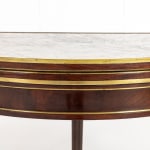 Early 19th Century Russian Mahogany Demi Lune Card Table