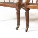 Pair of 19th Century English Beech Armchairs