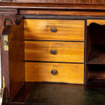 Late Regency Period Mahogany Secretaire Bookcase Circa 1825-30
