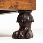 Early 19th Century French Empire Walnut Commode with Paw Feet