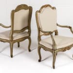 Large Pair of 18th Century Italian Painted Armchairs