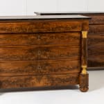 Pair of 19th Century French Empire Period Mahogany Commodes