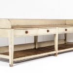 Monumental 19th Century English Country House Kitchen Preparation Table